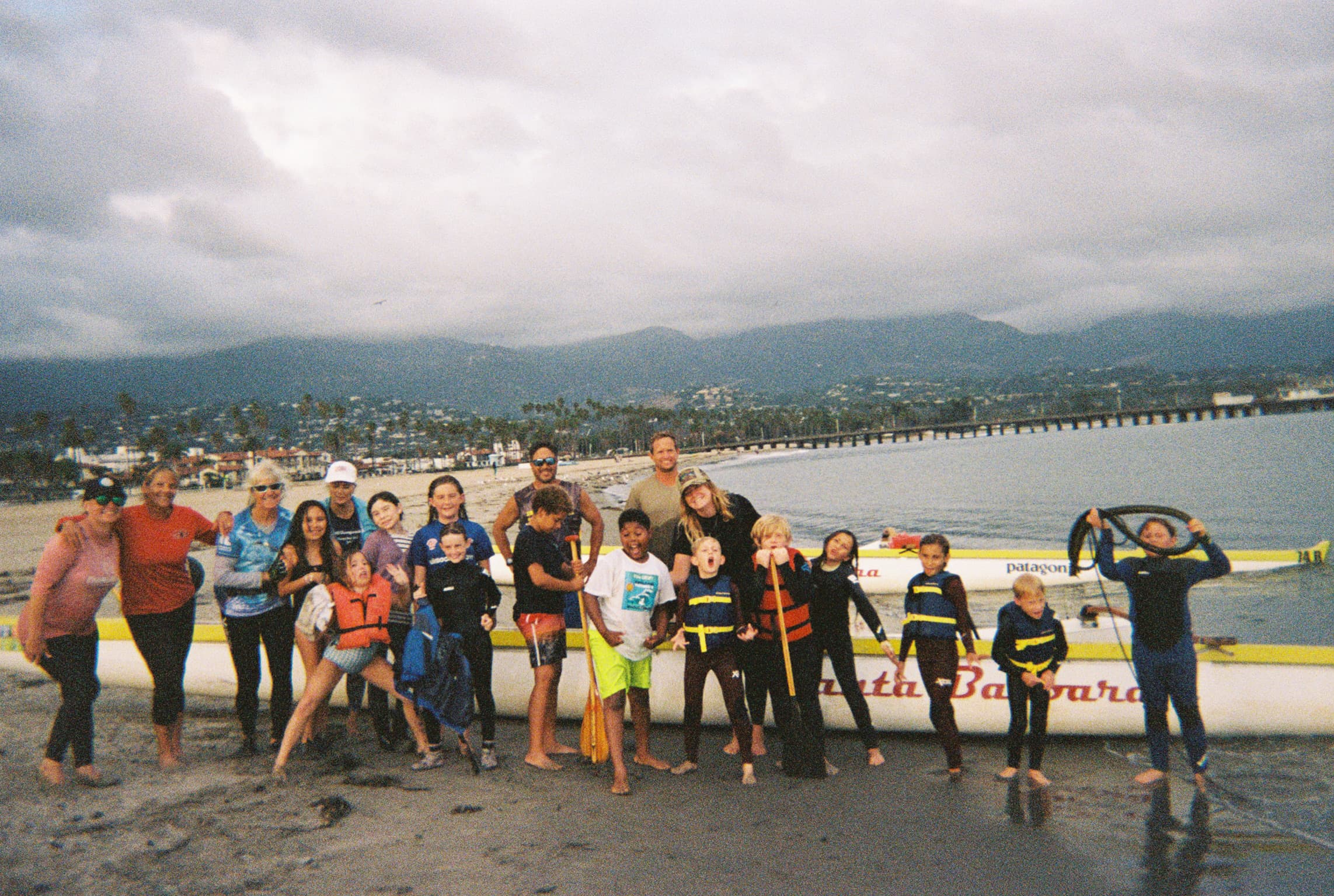 Kids in the ocean