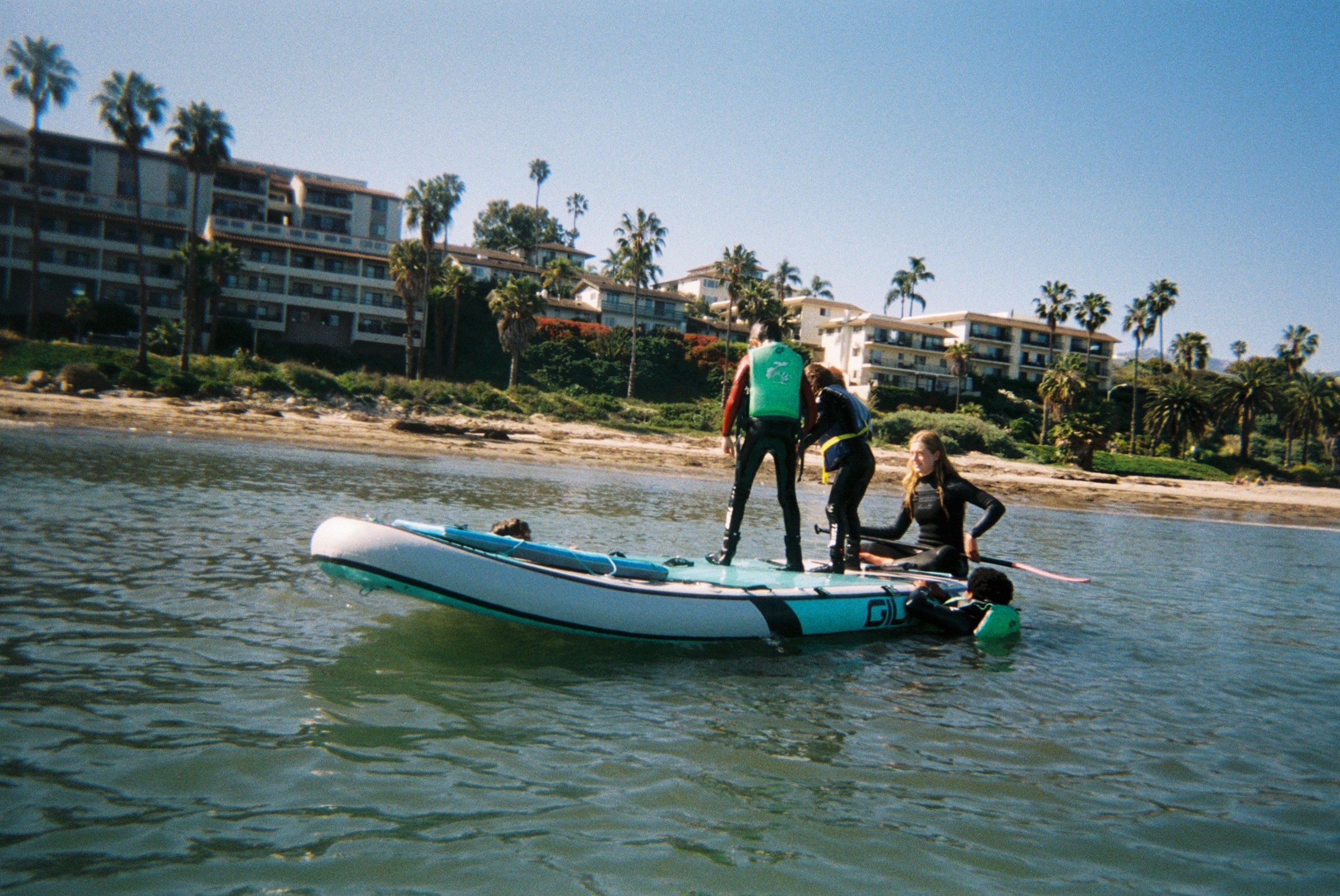 Kids learning ocean safety at Sea League